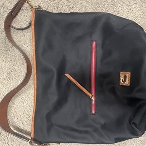 Dooney and Bourke purse. Black nylon material.